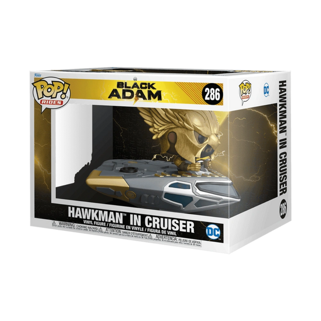 Funko Pop - Black Adam Hawkman in Cruiser #286