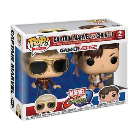 Funko Pop - Marvel vs Capcom - Captain Marvel & Chun-Li